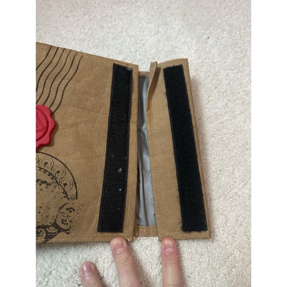 Harry Potter Owl Post Lunch Bag Hogwarts Letter Insulated Brown 10.5" x 8" x 4.5 - Picture 4 of 5